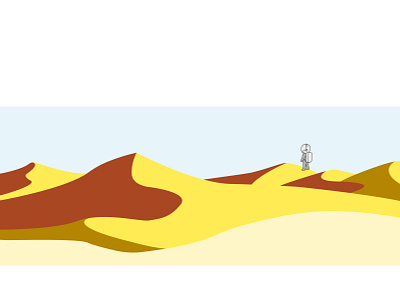 13-Dune desert illustration inktober vectober