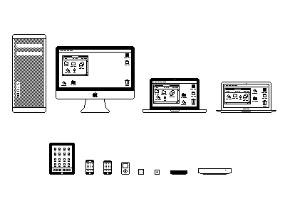 Apple '84 apple icons macintosh