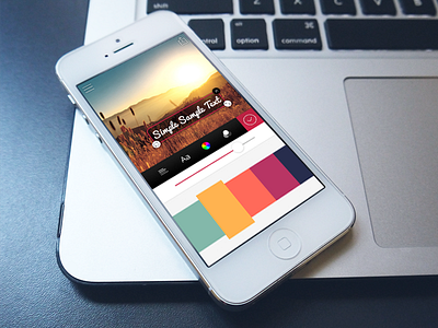 Color Picker app color color picker flat ios iphone photo thin timelapse video