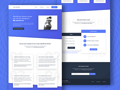 ICYD Landing Page clean code design email gradient pricing subscribe testimonials web web design