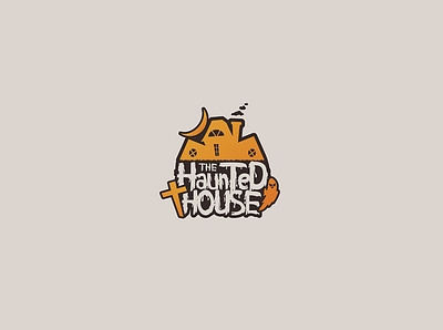 Haunted House Logo adobe illstrator adobe photoshop branding clean design halloween halloween design horror illustration logo logo design logodesign logotype typography vector