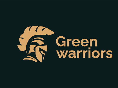 Green Warriors - Logo Design | Spartan logo