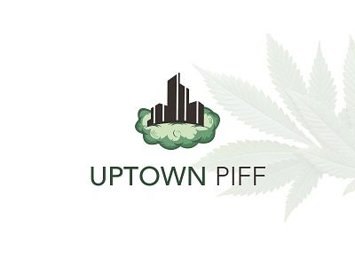 Uptown Piff - Cannabis Logo | Retro Style