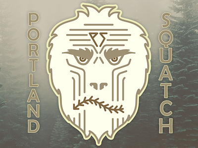 Portland Squatch Baseball Club: Hat Logo