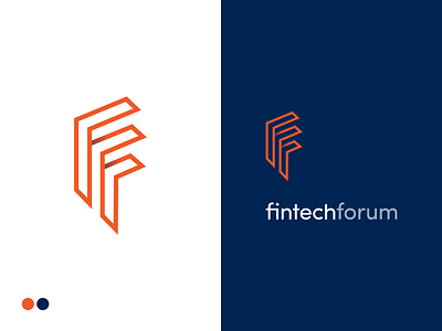 FintechForum PH Logo branding ff fin tech fintech identity logo philippines selected