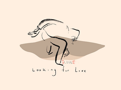 Looking for Love branding branding design characterdesign comics creative writing graphicdesign handwritting icon idenity illustration illustration art lineart procreate typography ui