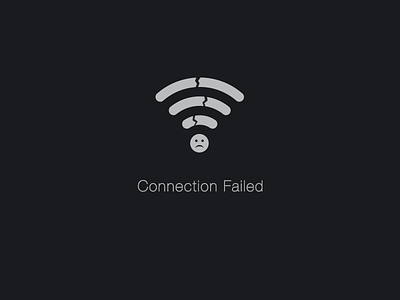 Connection Failed app connection fail flat icon mobile offline ui warning wifi