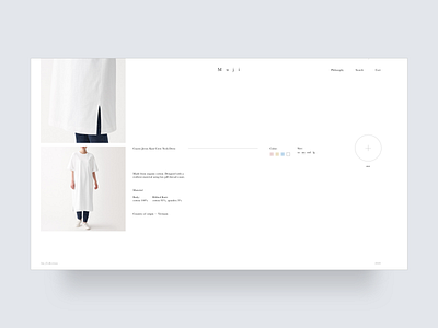 clothing page design