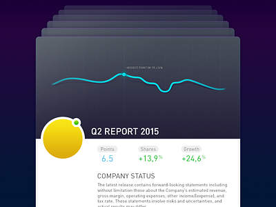 Stats report