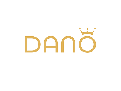 Dano wedding salon logo brand design brand identity branding branding design crown gold logo logo design logotype salon wedding