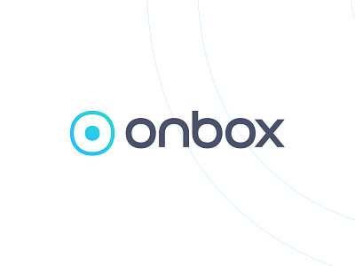 onbox.hu branding blue circle client grids guide identity logo mail onbox typo typography