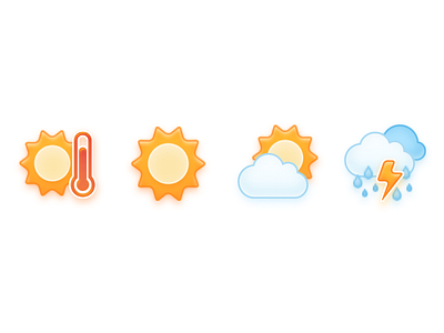 weather icon set app icon app icons cloud clouds hot mobile app mobile icon rain sun thunder ui app ui icon weather