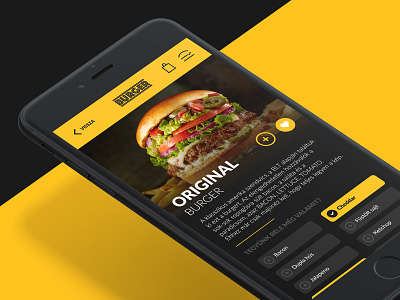 burger app concept burger cart food food app list mobile app order ui ui design ux design