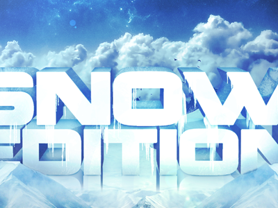 snow edition flyer shot