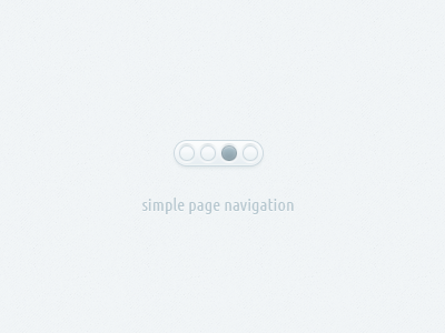 ui navigation blue dot navigation page round simple slider ui