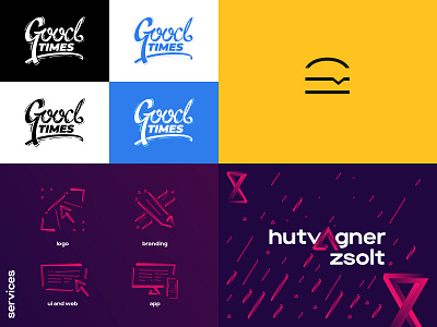 2018 brand branding dark illustration layout lettering logo navigation pink triangle typo ux web