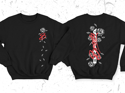 brada clothing design black clothing design dark jumper rose streetwear sweater urban