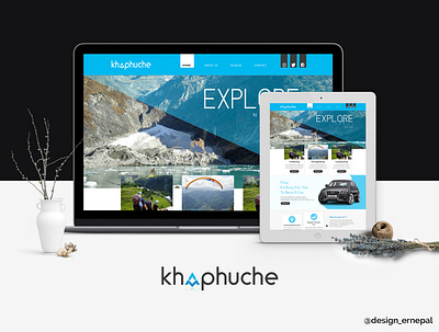 Website Design for Khapuche branding design graphicdesign graphics logo nepal website concept website design