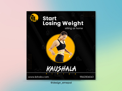 Ad Post for Kaushala art branding design graphicdesign graphics illustration illustrator nepali typography vector