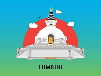 Lumbini art design illustration illustrator vector