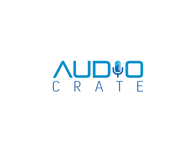 Audio crate logo design illustration illustrator logo rejected