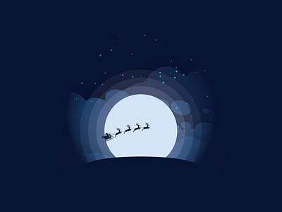 Moonlight art design illustration illustrator light vector