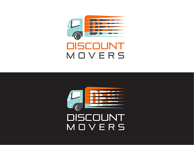 Dfw Discount Movers Logo branding design illustration illustrator logo vector