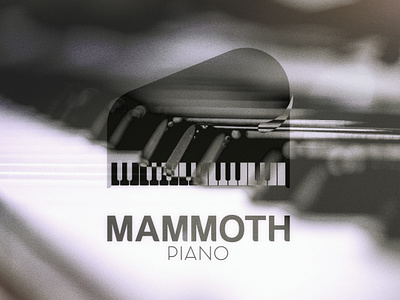 Mammoth Piano design flat graphic graphicdesign graphicdesigner logo logodesign logodesigner