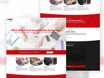 Amaxx design layout managed services msp web webdesign