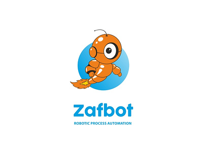 Zafbot adobe illustrator branding design design thinking graphic design logo logo design vector