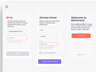 2017 - Onboarding flow for new users