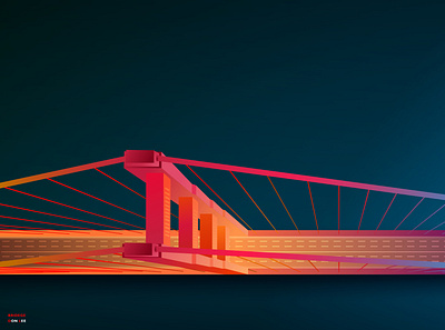 Bridge Series 01 affinity designer bridge illustration vector illustration