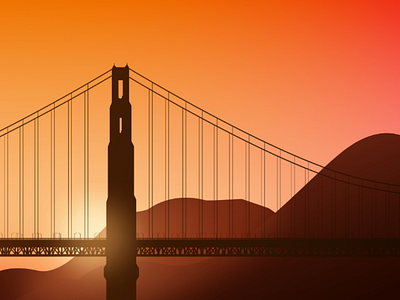 Bridge Series: Sunset