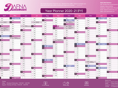 Year planner 01 01 01