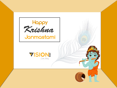 krishna Janmastami blog design blog post branding graphicdesign illustrator