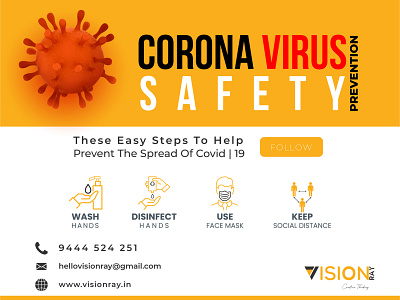 Corona Awarness Poster adobe illustrator branding covid19 graphic graphicdesign illustration illustrator logo quotes safety stayhome visual artist