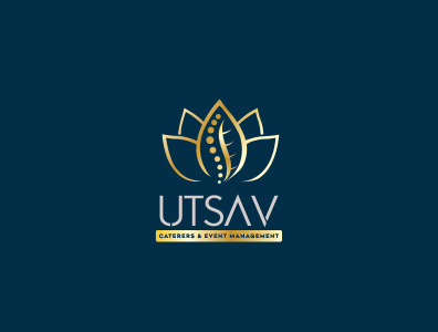 UTSAV Catering & Even Managment branding graphic illustration logo vellore velloredesign vellorevisionray visionray visual artist