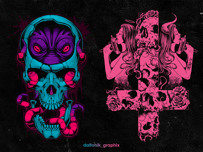 AS. WEAR apparel artwork branding digital art drawing flowers graphic design horror art illustration kraken merch octopus print roses scary skull skull art streetwear vector vector art