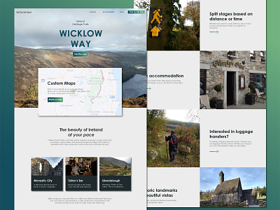 Wicklow Way Trip Planning design hiking ireland web webdesign