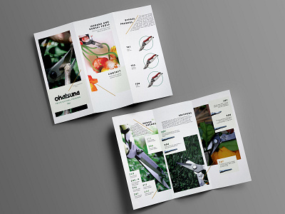 Gardening Tools Brochure brochure design graphic design print