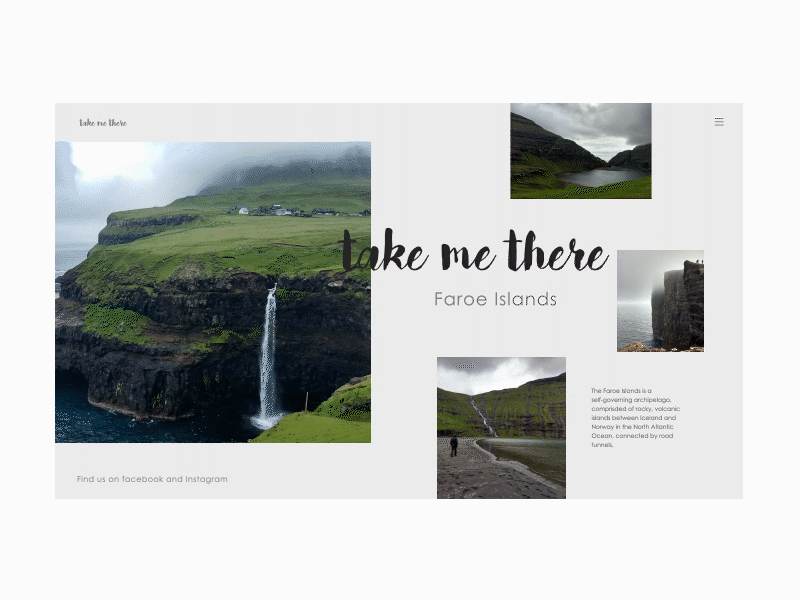 Faroe Islands design motion motion design motion graphics ui ux web design