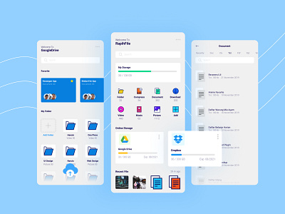 RapihFile App app design design icon ui uidesign