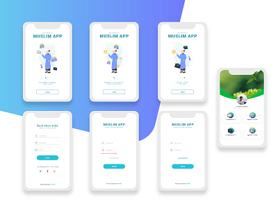 login page islam ui uidesign ux