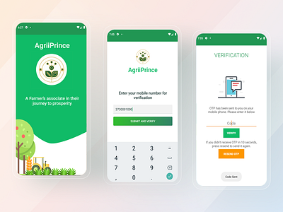 AgriTech App Login android android app android app design android design app app design app ui app ux design flat ios ios app ios app design minimal mobile mobile app design mobile ui ui uidesign ux