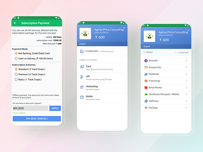 AgriTech App Payment android android app android app design android design app app design app ui app ux design flat ios ios app ios app design mobile mobile app mobile design mobile ui ui uiux ux