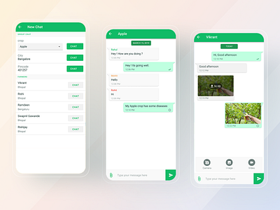 AgriTech App Chat System android android app android app design android design app app design app ui app ux design ios ios app mobile mobile app mobile app design mobile design mobile ui ui uidesign uiux ux