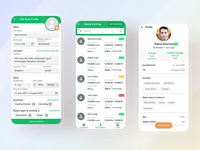 AgriTech App Rent Farm Worker android android app android app design android design app app design app ui app ux design ios ios app ios app design mobile mobile app mobile app design mobile design mobile ui ui uiux ux
