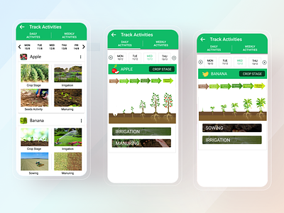 AgriTech App Track Activities android android app android app design android design app app design app ui app ux design ios ios app ios app design mobile mobile app mobile app design mobile design mobile ui ui uiux ux
