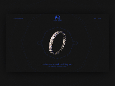 Jewelry web site design | UI