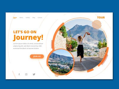 Traveling Web-Page dailyui design design thinking graphic design grid guides illustration travel app traveling typography ui ux web webdesign